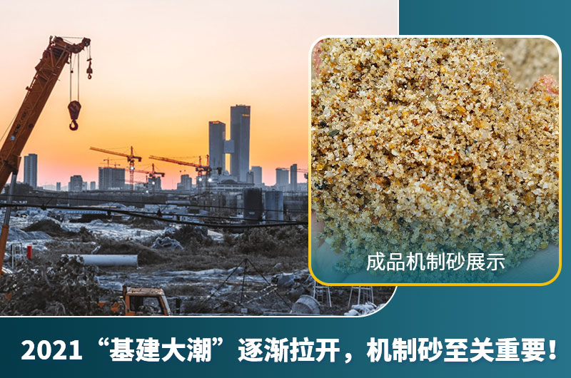機(jī)制砂對于大基建發(fā)展至關(guān)重要